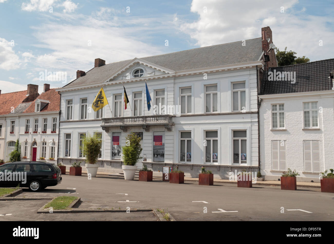 Broel Museum in Kortrijk, West-Flandern, Belgien. Stockfoto