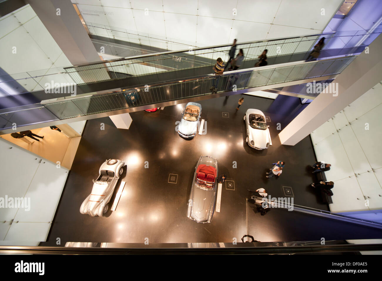 Ausstellung in der BMW Welt in München, Bayern, Deutschland Stockfoto