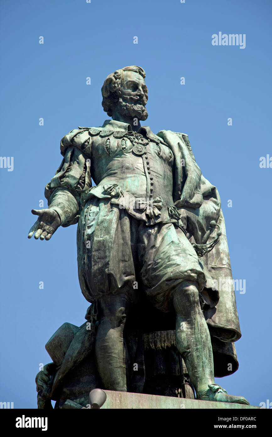 Statue von Rubens am Groenplaats Platz in Antwerpen, Belgien Stockfoto