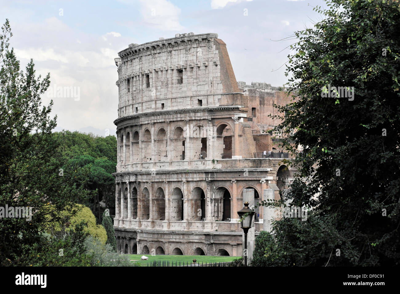 Kolosseum, Kolosseum, Amphitheater, erbaut im 72 n. Chr. von Vespasian, Rom, Latium, Italien, Europa Stockfoto