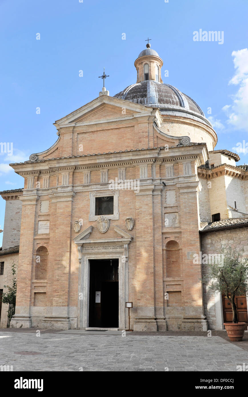 Kirche Santuario della Casa Paterna di San Francesco, Assisi, Italien, Europa Stockfoto