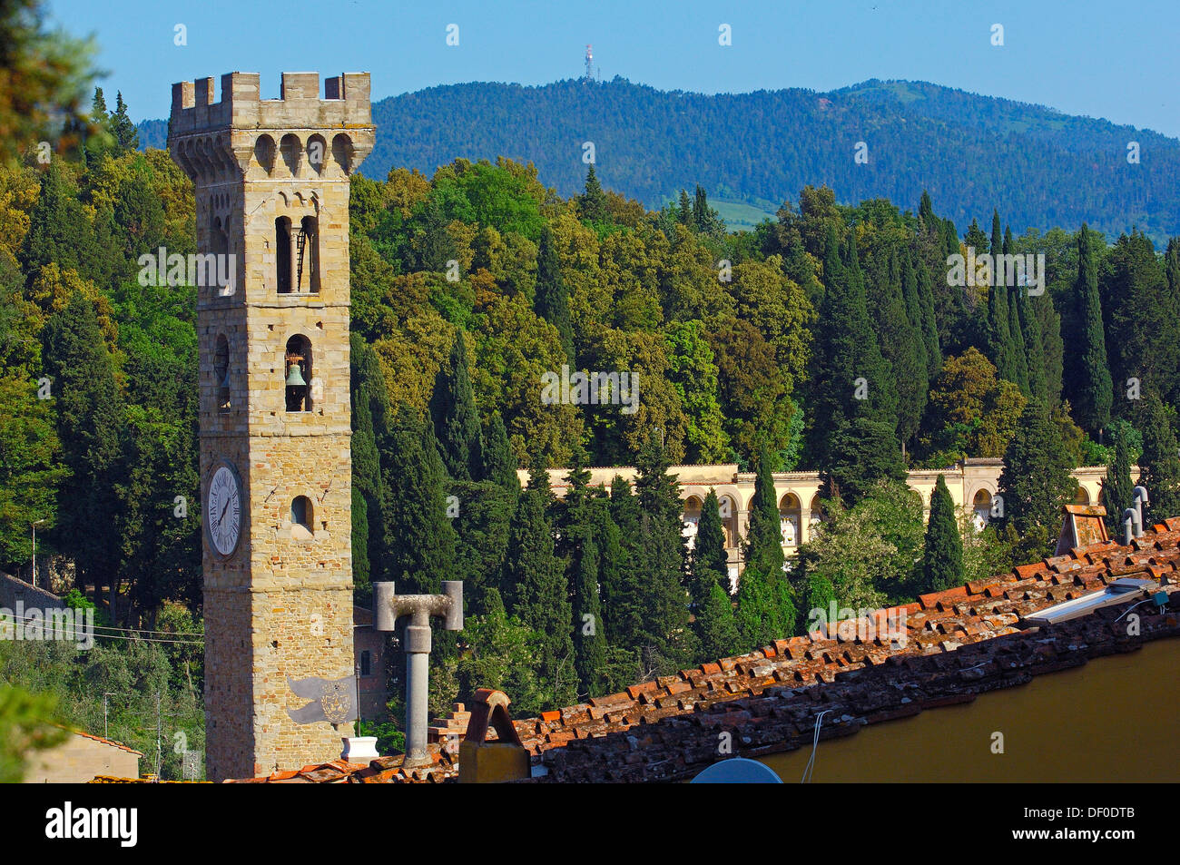 Fiesole, Provinz Florenz, Toskana, Italien, Europa Stockfoto