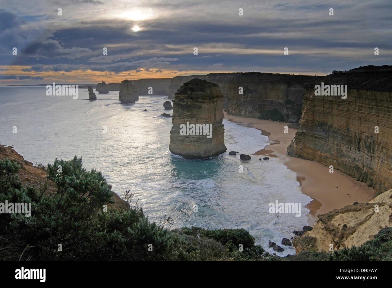 Zwölf Apostel, Great Ocean Road, Port Campbell Nationalpark, Victoria, Australien Stockfoto