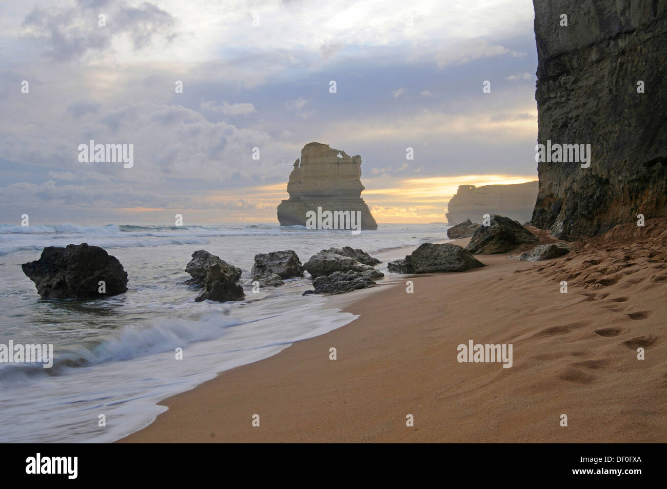 Zwölf Apostel, Great Ocean Road, Port Campbell Nationalpark, Victoria, Australien Stockfoto