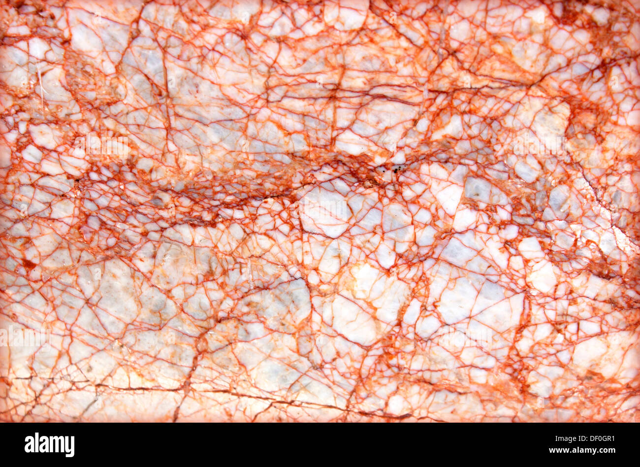 Roter Marmor Textur Hintergrundmuster mit hoher Auflösung. Stockfoto