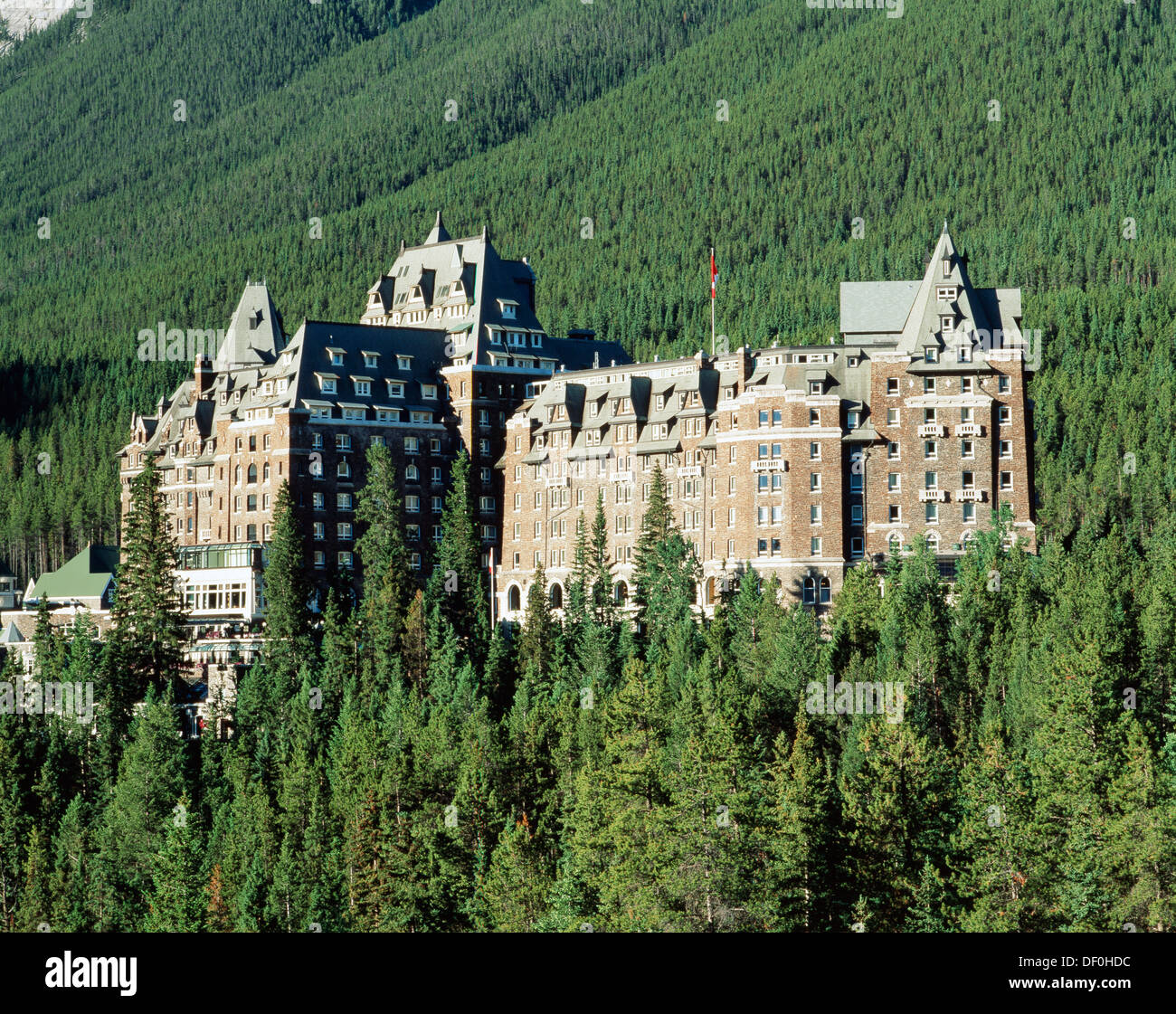 Kanada, Alberta Banff Springs Hotel. Stockfoto