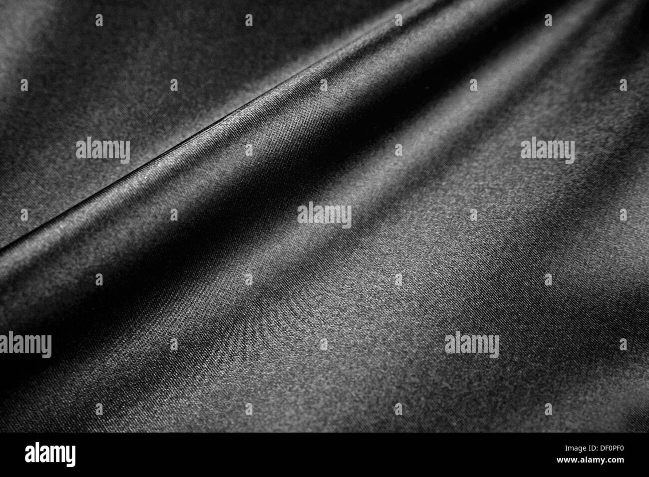 Nahaufnahme der wellige Seidenstoff Stockfoto