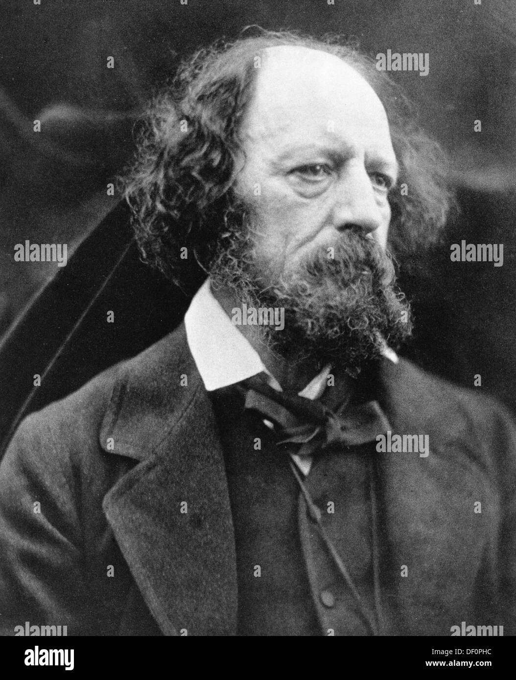 Alfred Tennyson (1809-1892), englischer Dichter. Foto von Julia Margaret Cameron Stockfoto