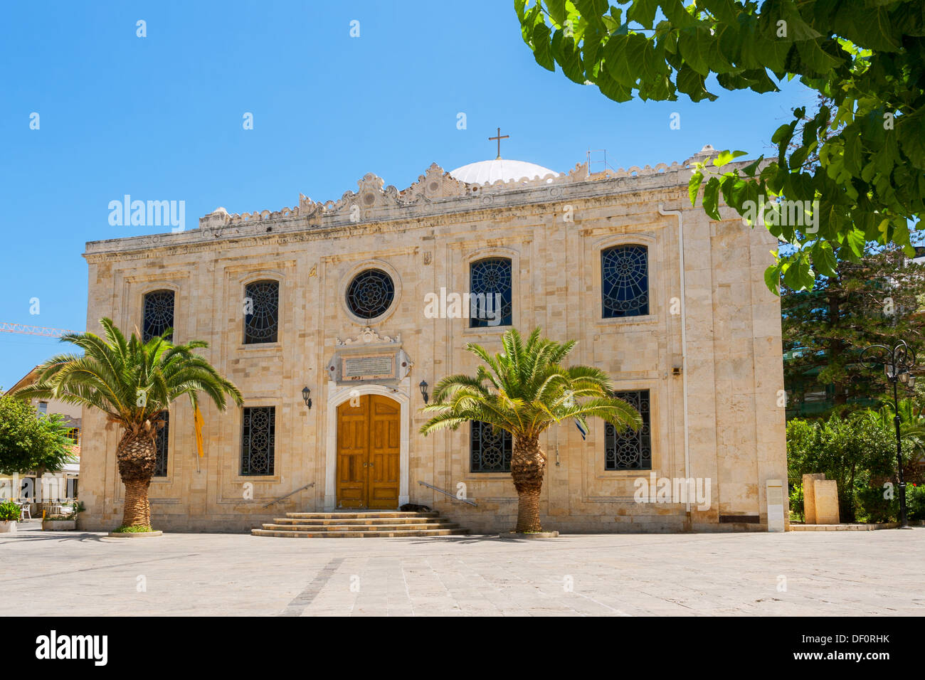 Kirche der Heiligen Titos. Heraklion, Crete Stockfoto