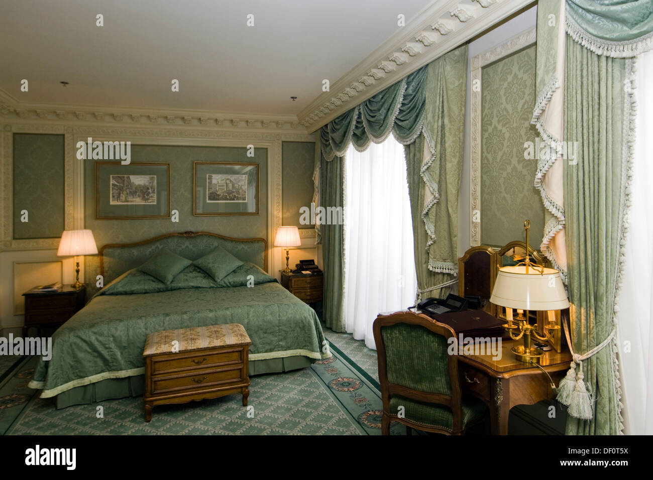 Österreich, Wien 1, Grand Hotel, Kärntner Ring 9, Luxussuite Im Grand Hotel. Stockfoto