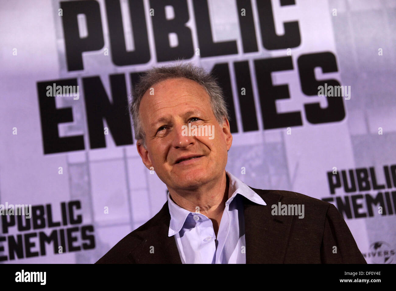 US-Regisseur Michael Mann bei einem Fototermin von "Public Enemies" im Hotel Adlon. Stockfoto