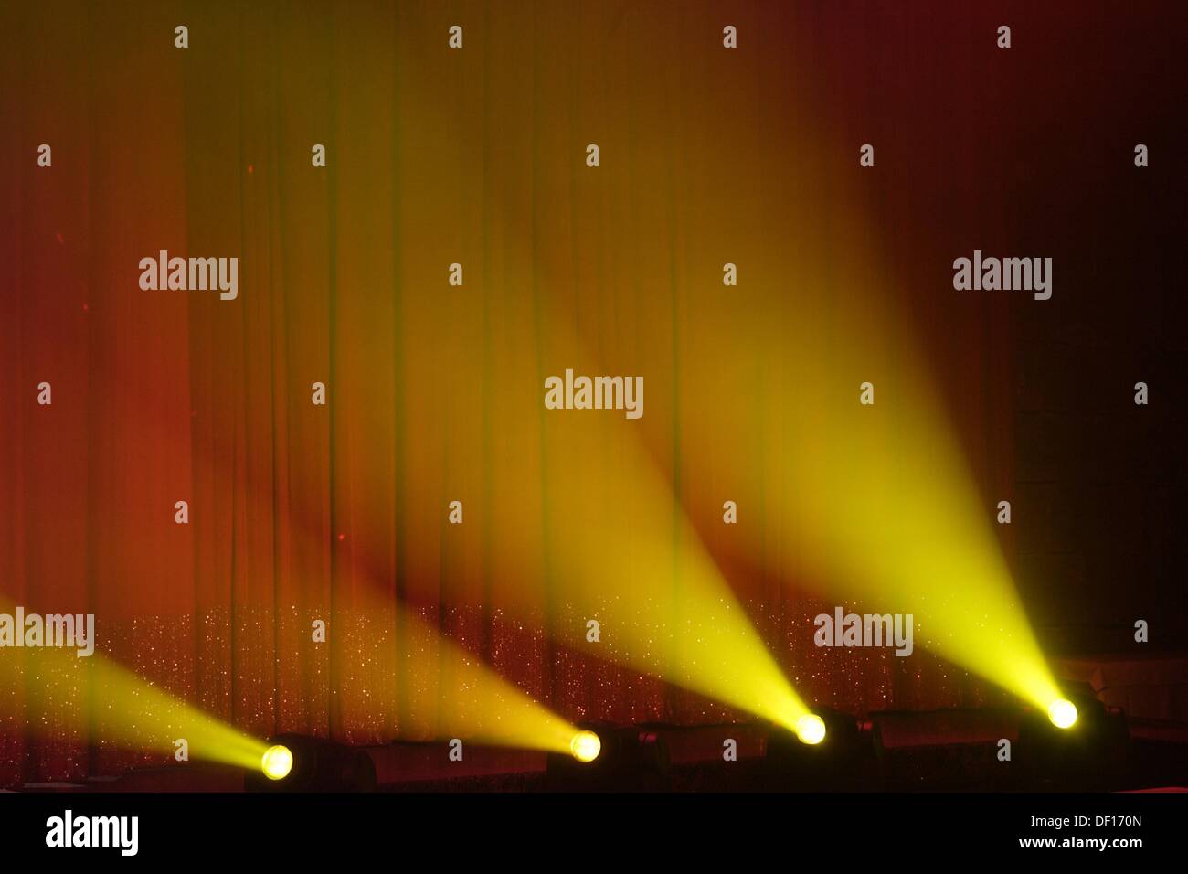 Bühne-Lichteffekte Stockfoto