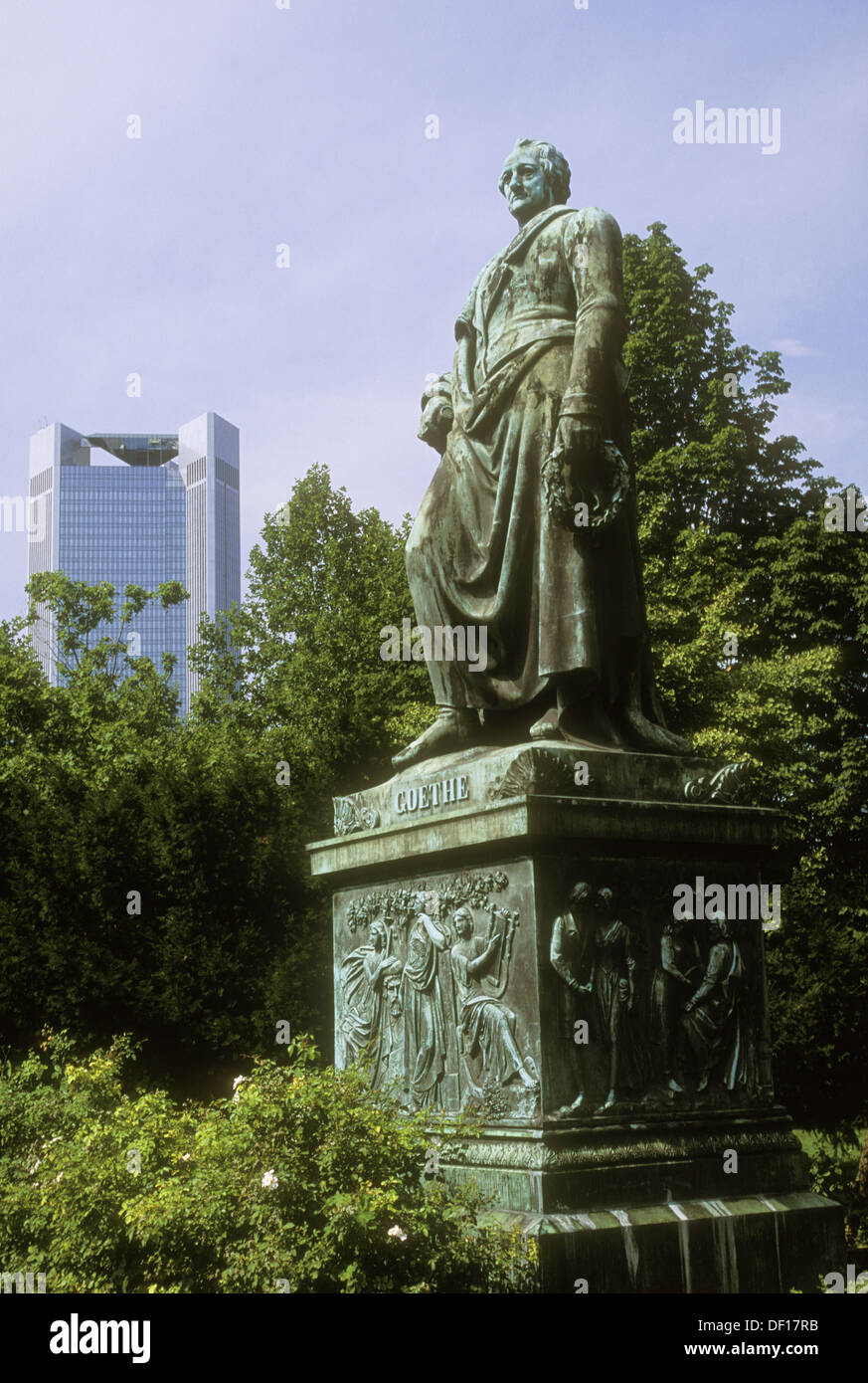 GoetheDenkmal. Frankfurt Am Main. Deutschland Stockfotografie Alamy