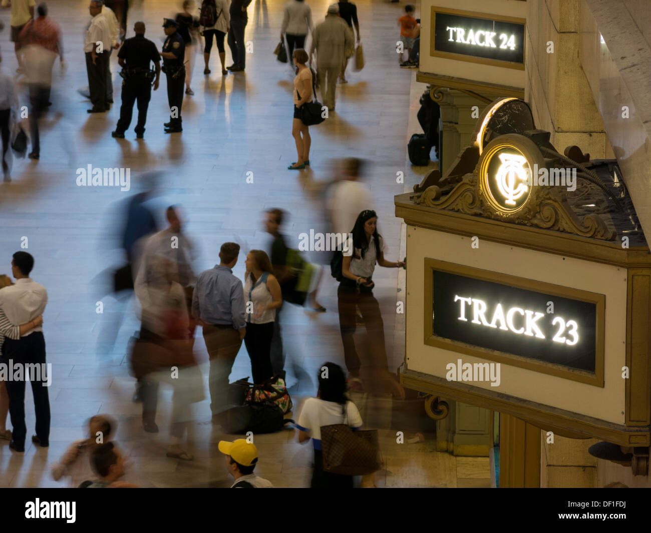 Track 23 Zeichen im Grand Central Terminal, NYC Stockfoto