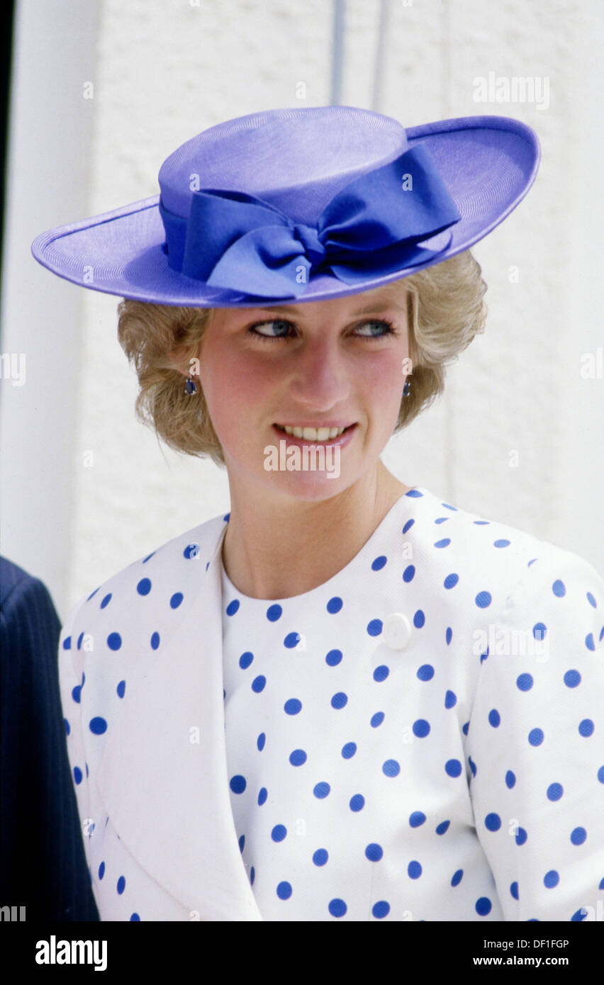 Prinzessin Diana (1986 Stockfotografie Alamy