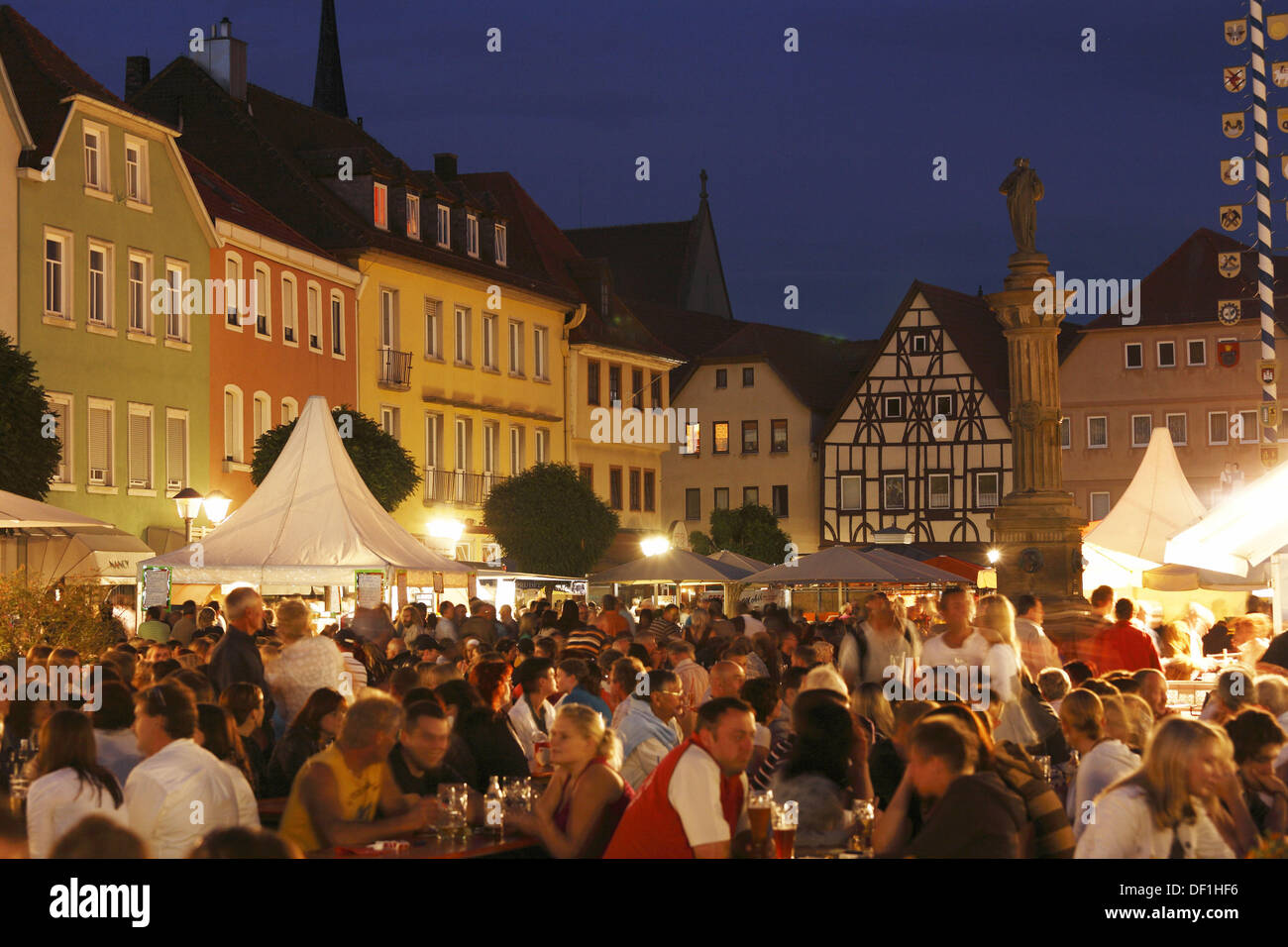 Festival in Bad Neustadt an der Saale, Rhön, Franken, Bayern