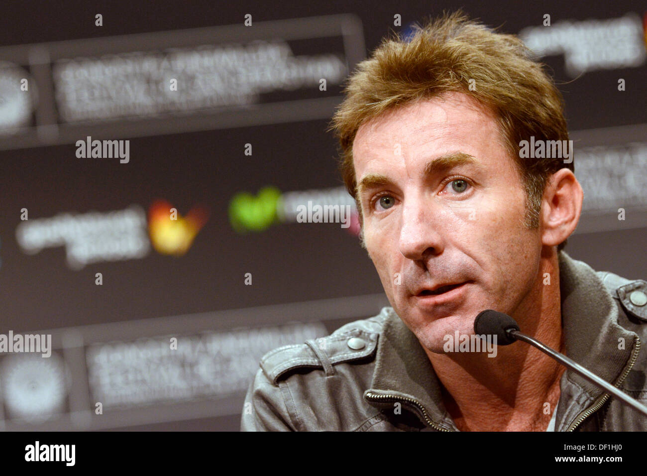 Antonio De La Torre "Canibal" auf der Pressekonferenz auf der 61. Internationalen Filmfestspiele von San Sebastian am 23. September 2013 Stockfoto