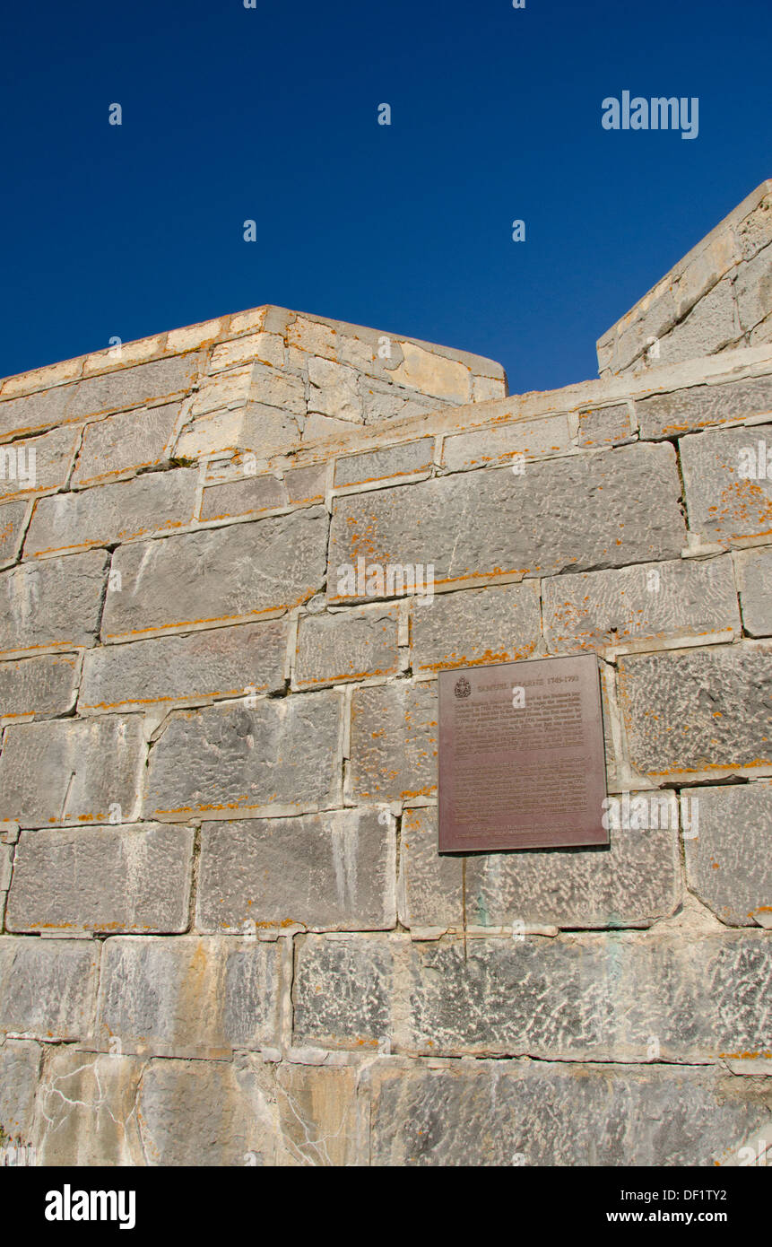 Kanada, Manitoba, Churchill, Parks Kanada. Nationale historische Stätte Kanadas, historische Prince Of Wales Fort. Stockfoto