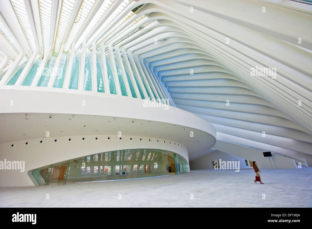 Konferenz und Ausstellungen Zentrum Ciudad de Oviedo von Santiago Calatrava, Oviedo, Asturien, Spanien Stockfoto
