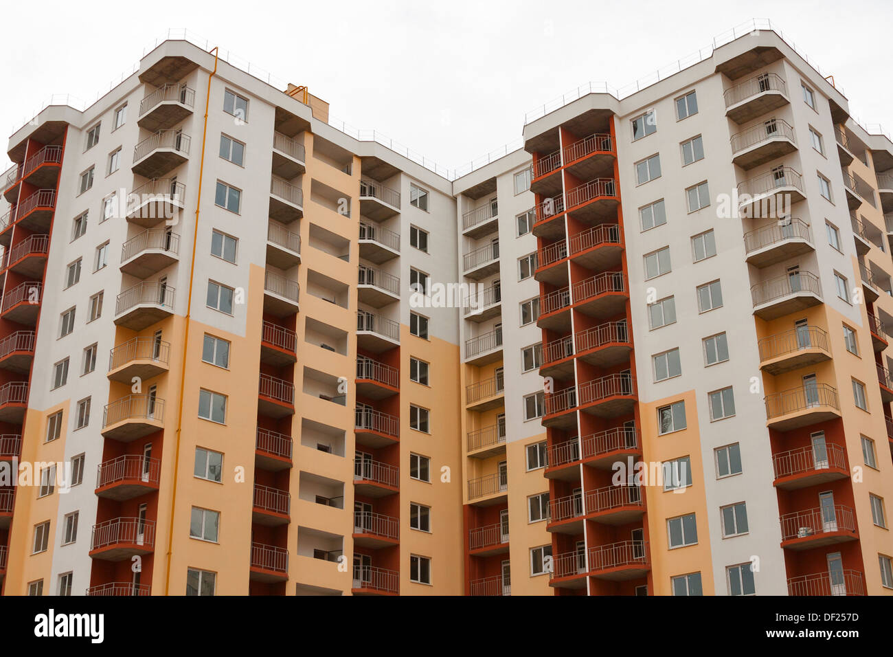 Moderne Eigentumswohnungen Wohnungen bauen Bezirk Stockfoto