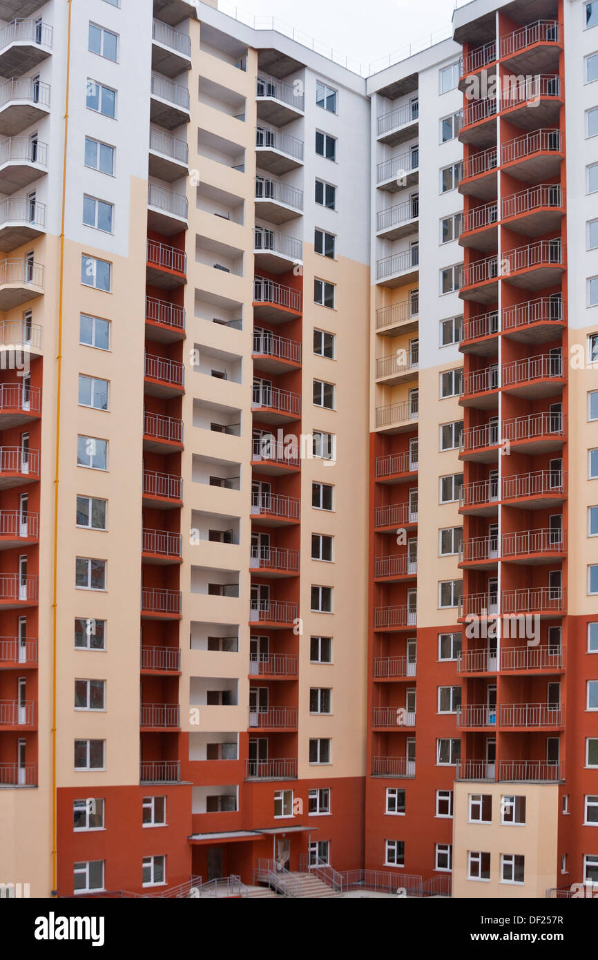 Moderne Eigentumswohnungen Wohnungen bauen Bezirk Stockfoto