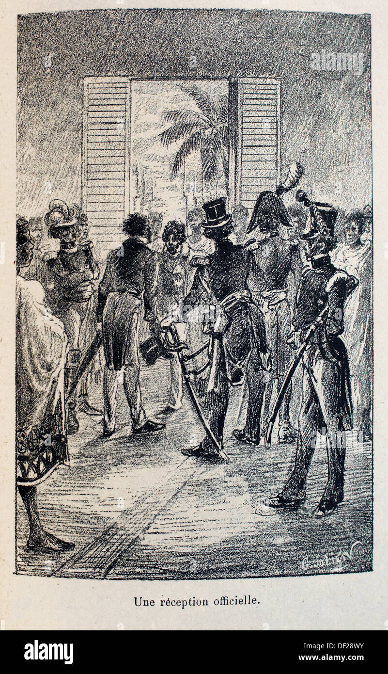 Frankreich, Madagaskar ´Une Rèception Officielle´, aus dem Buch