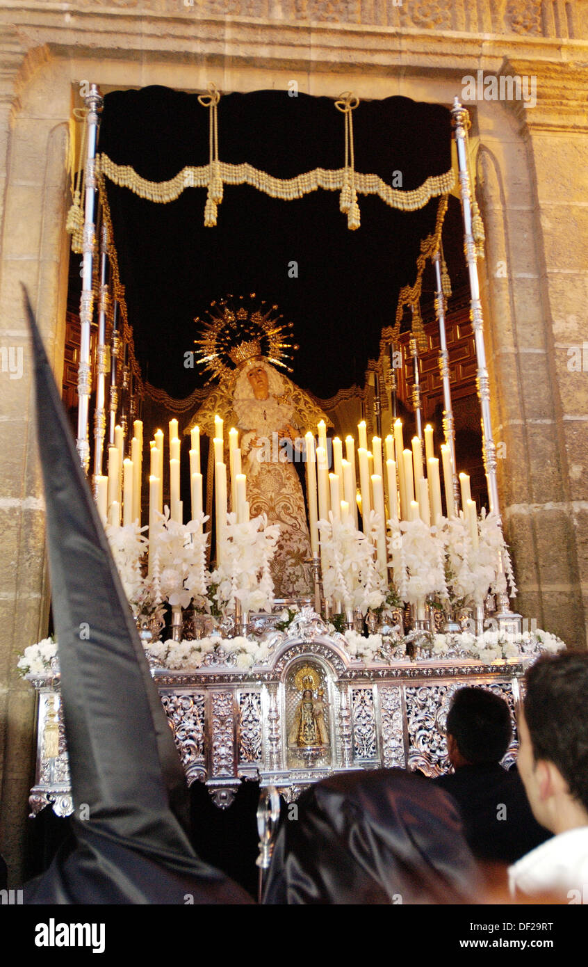 Virgen maria santisima de la soledad Fotos und Bildmaterial in hoher