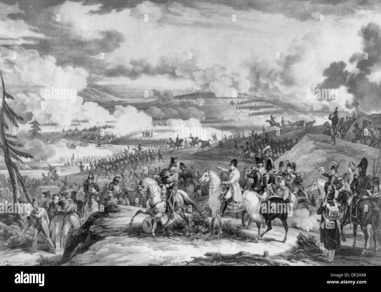 Bataille De La Moscowa, Schlacht um Moskau, 1812 - Napoleon ich Invasion Russlands Stockfoto