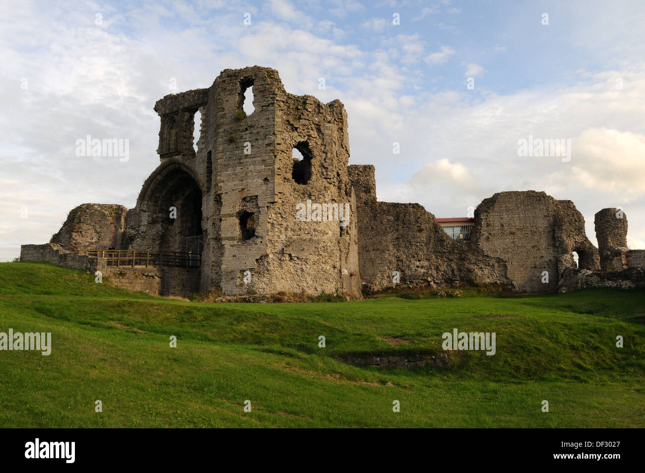 Denbeigh Burg Denbighshire Wales Cymru UK GB Stockfoto