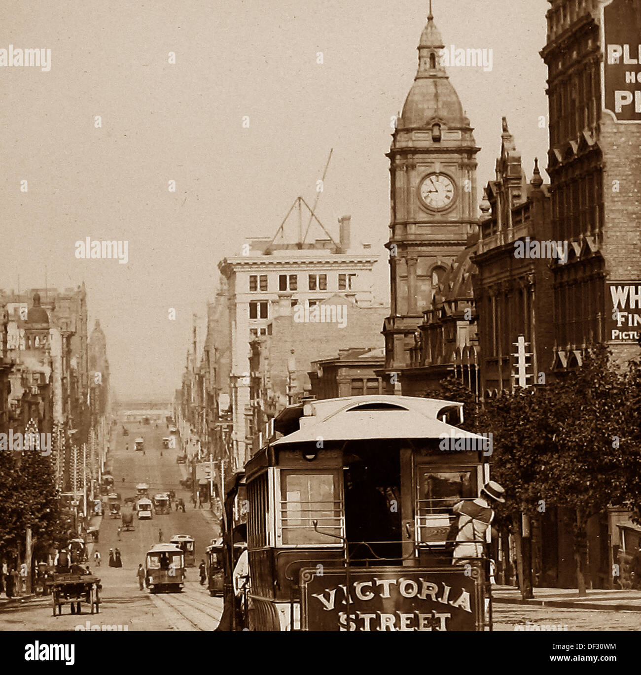 Melbourne Victoria Australien viktorianischen Zeit Stockfoto