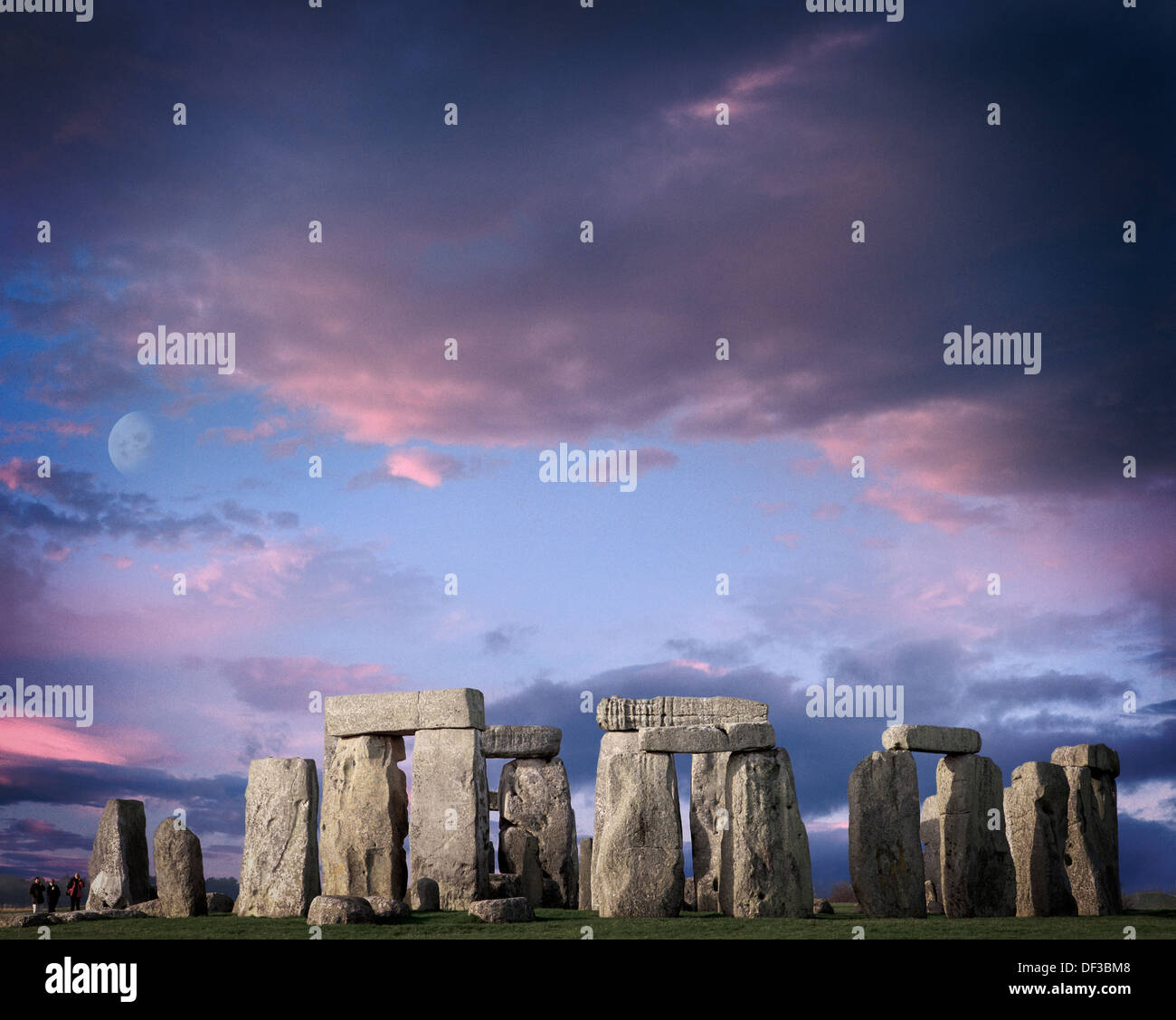 GB - WILTSHIRE: Megalithischen Stonehenge Stockfoto