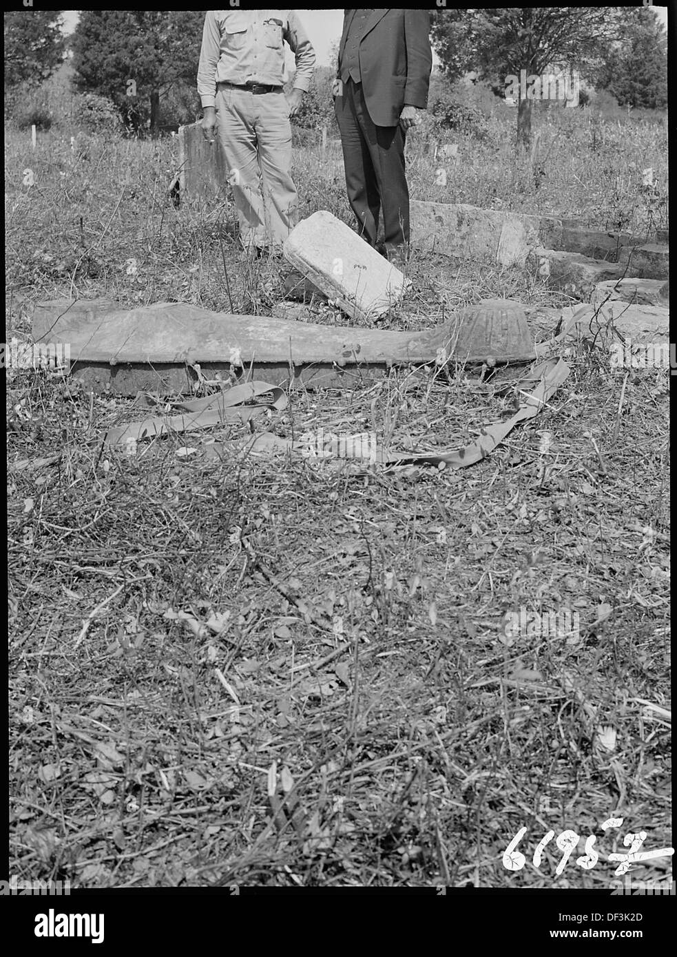 Schatullen auf alten Harrison Friedhof 280662 Stockfoto