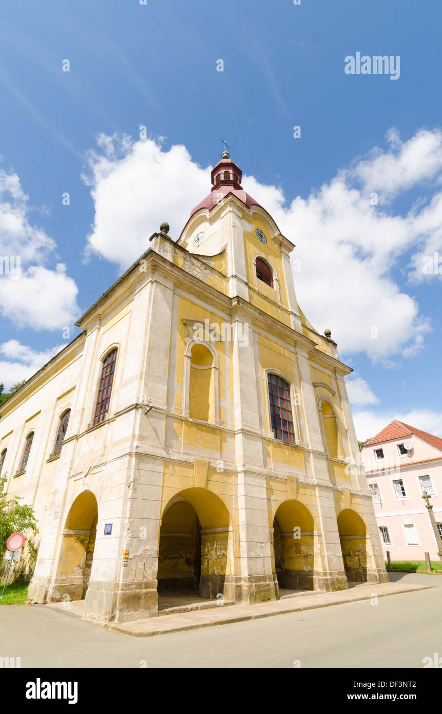Barockkirche, Teplice nad Metuji, Ost-Böhmen, Tschechische Republik Stockfoto
