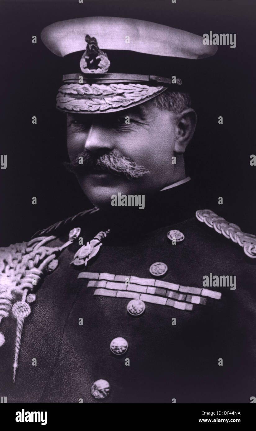 Horatio Herbert Kitchener, 1. Earl Kitchener (1850-196), British Field Marshall, Portrait, 1914 Stockfoto