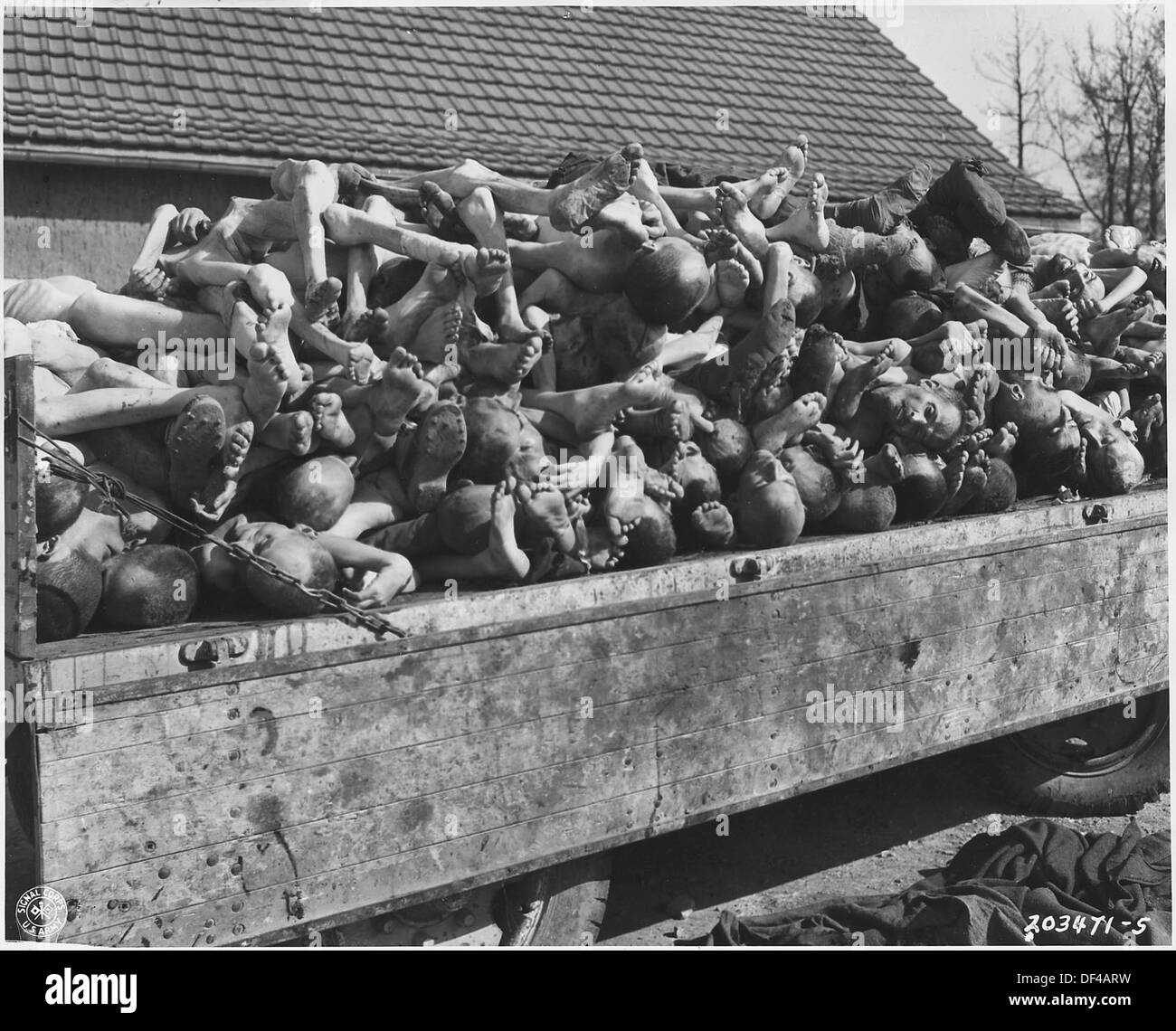 Deutsche Gräueltaten. Deutschland, Polen 5Eamp, Tschechoslowakei 292596 Stockfoto