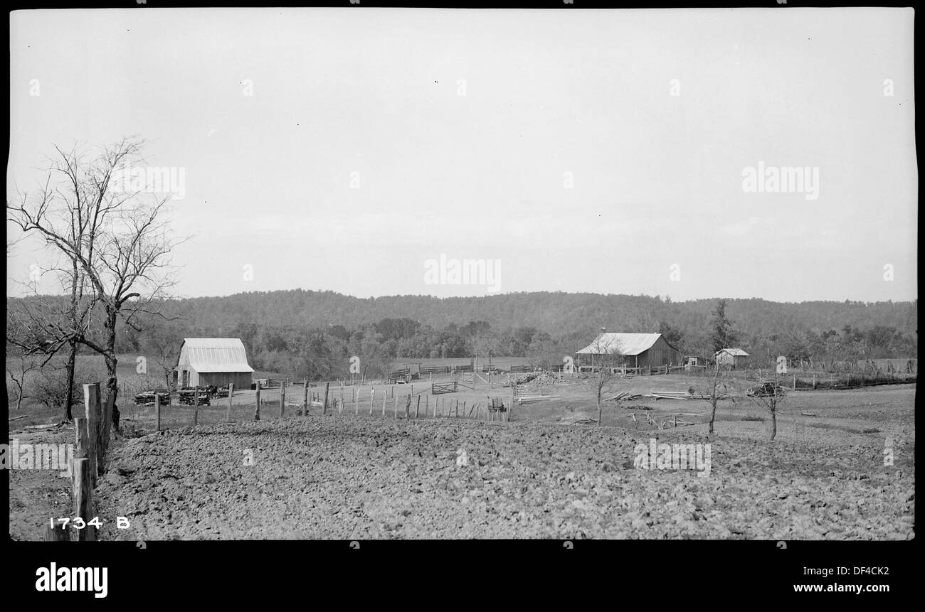 Hand, w.r., Gehöft auf den Duck River 280189 Stockfoto