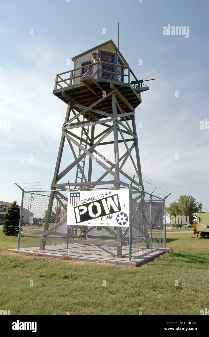 2. Weltkrieg deutsche Kriegsgefangene POW Internierungslager camp Museum in Holdrege, NE