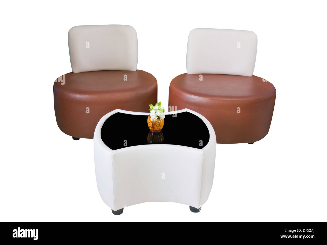 3D Architektur schwarze leere Geschäft Stuhl Klassenzimmer sauber Farbe Unternehmen corporate Dekor Design Schreibtisch Desktop-digitale Eleganz Stockfoto