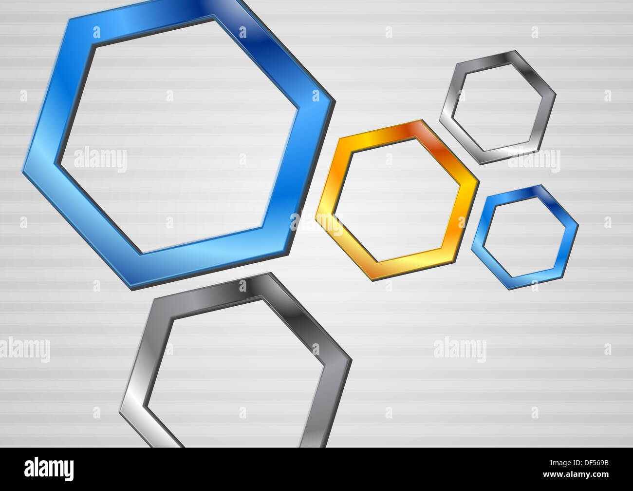 Bunte geometrische Elemente. 10 EPS-Vektor-Hintergrund Stockfoto