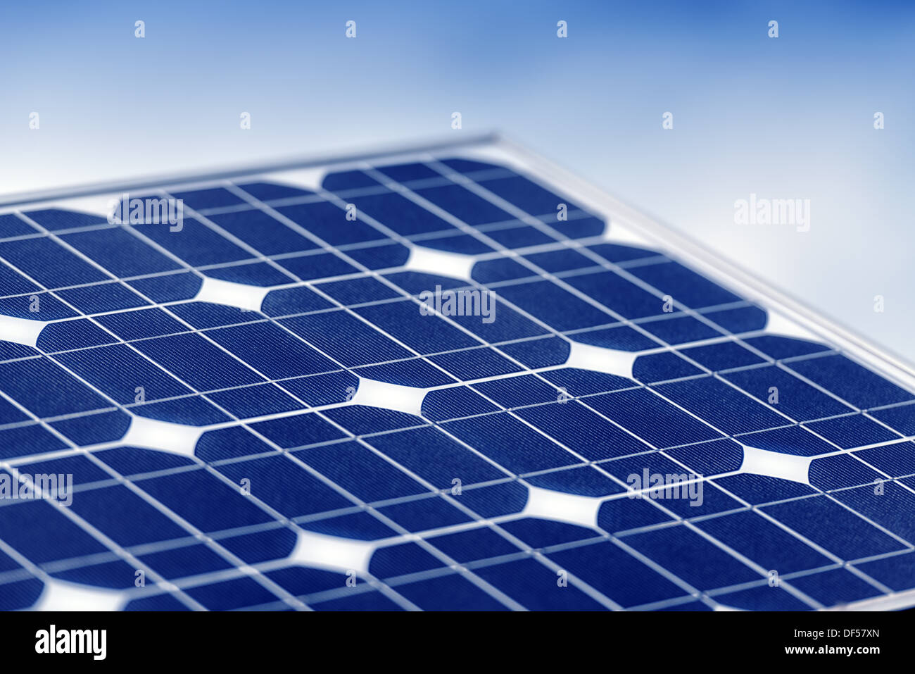 Solar-Panel, eine alternative Energiequelle Stockfoto