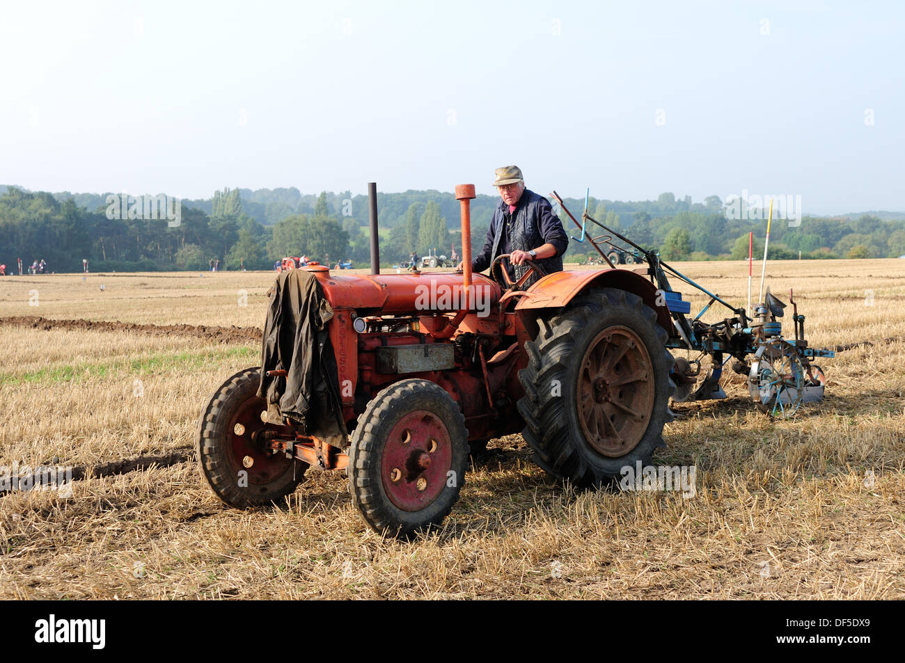 Ravenshead, Notts, UK.28th September 2013.die Annaul Agricultural eines Tages zeigen eröffnet heute bei Ravenshead, Featuring Pflügen Match, Pferd, Vieh, Blumen und Gemüse. Alle unter schönen blauen Himmel und warme herbstlichen Wetter. Bildnachweis: Ian Francis/Alamy Live-Nachrichten Stockfoto