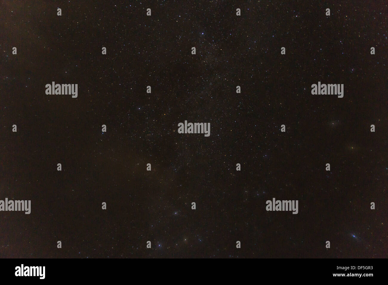 Sterne in der Nacht Leuchten am firmament Stockfoto