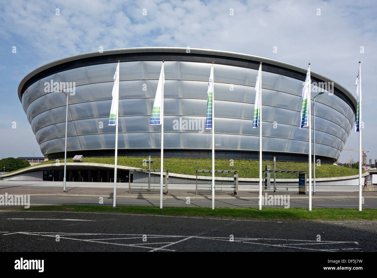 SSE The Hydro Veranstaltungsort im Rahmen des Scottish Exhibition and Conference Centre in Finnieston Glasgow Schottland neu abgeschlossen Stockfoto