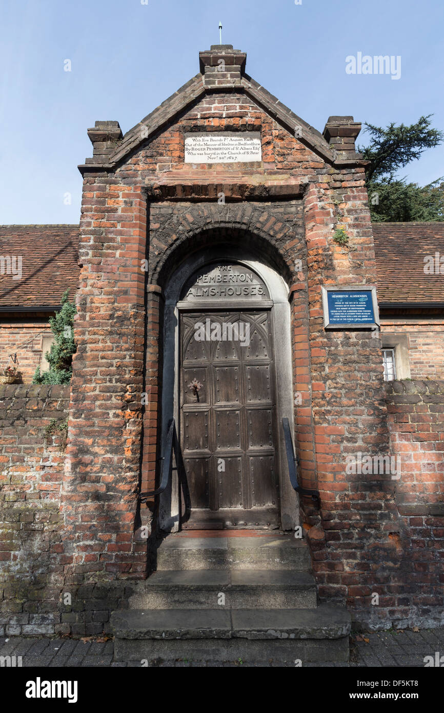 St Albans City Stadtzentrum Hertfordshire England Großbritannien Stockfoto
