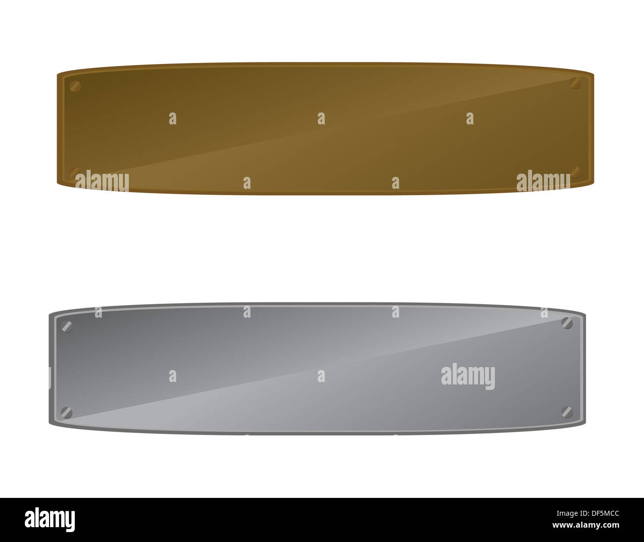 Medaillen-Platten of Achievement... Medaille s kann personalisiert werden. Stockfoto