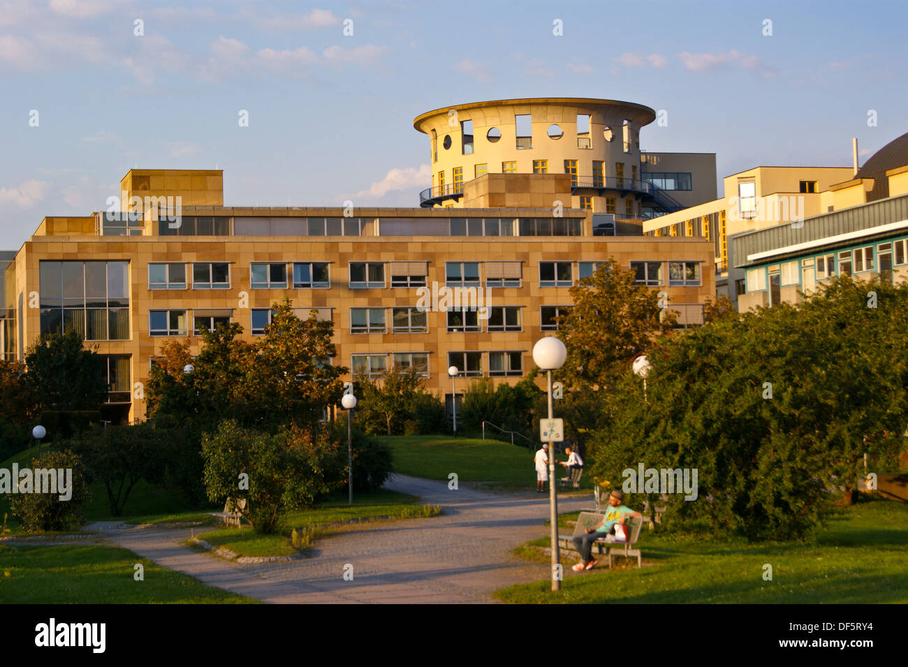 Musikhochschule von James Stirling, 2003, Stuttgart, Baden-Württemberg, Deutschland Stockfoto