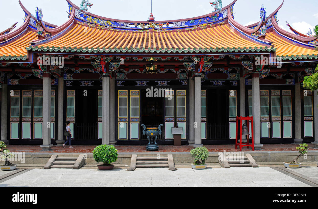 Konfuzius-Tempel, Taipeh, Taiwan Stockfoto