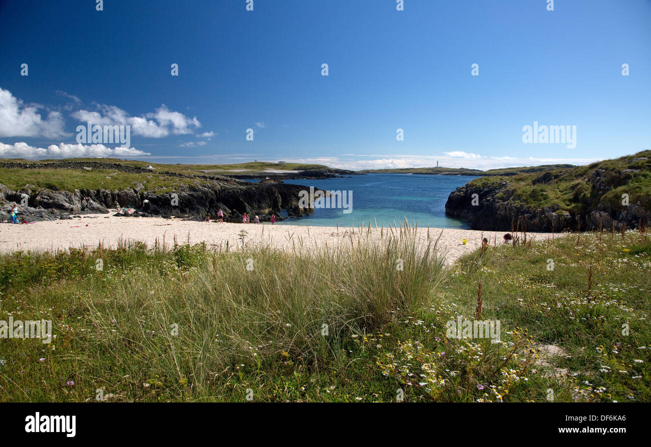 Claddach Bay Stockfoto