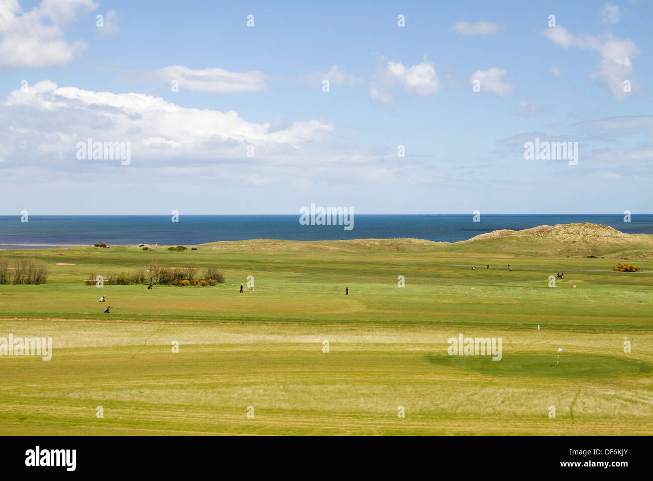 Golfplatz an der Nord-Osten Englands, südlich von Sunderland Stockfoto