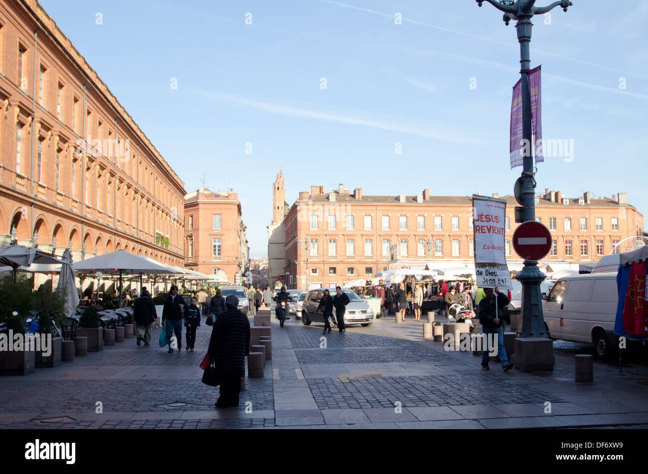 Frankreich-Toulouse Place du Capitole Stockfoto